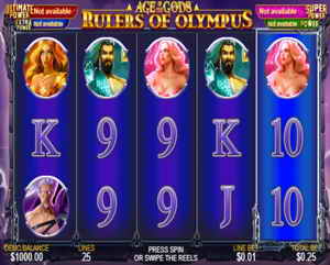 Age of Gods: Rulers of Olympus  -  Playtech